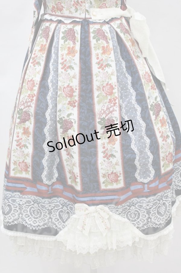 画像3: BABY,THE STARS SHINE BRIGHT  / グラスグリーンのPastoral?羊飼いの恋歌?柄フランティシュカジャンパースカート H-23-03-08-034h-1-OP-BA-L-NS-ZH-R (3)