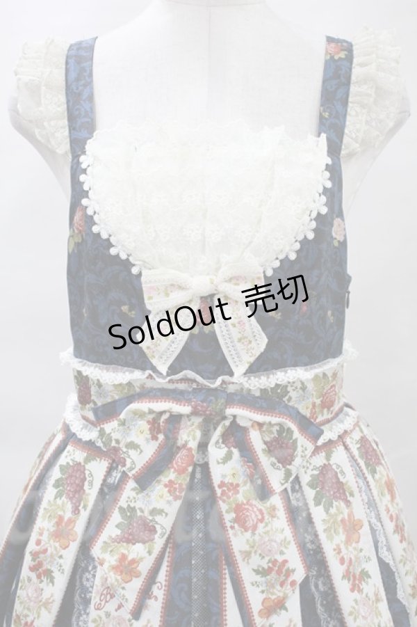 画像4: BABY,THE STARS SHINE BRIGHT  / グラスグリーンのPastoral?羊飼いの恋歌?柄フランティシュカジャンパースカート H-23-03-08-034h-1-OP-BA-L-NS-ZH-R (4)