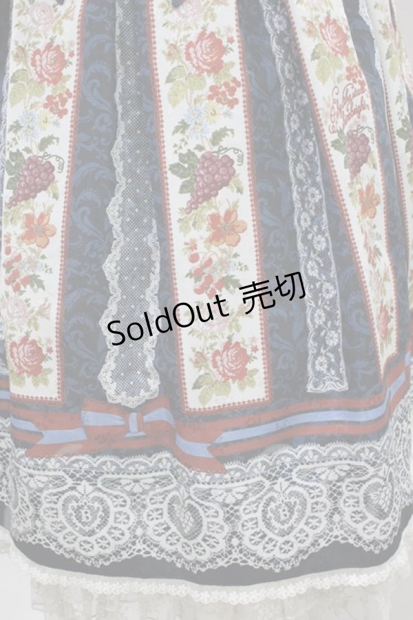 画像5: BABY,THE STARS SHINE BRIGHT  / グラスグリーンのPastoral?羊飼いの恋歌?柄フランティシュカジャンパースカート H-23-03-08-034h-1-OP-BA-L-NS-ZH-R (5)