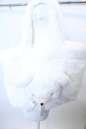 画像: PINK HOUSE / クマさんトートバッグ O-23-03-11-028-1-BG-LO-L-OW-ZI