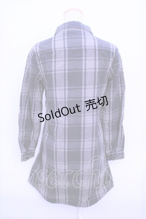 画像2: 【SALE】Katie  / チェックシャツワンピース Y-23-03-14-085-1-OP-LO-L-SZ-ZT200 (2)