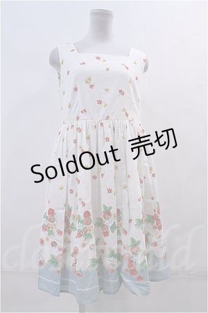 画像: 【SALE】Jane Marple  / ボーダーストロベリースクエアドレス I-23-03-15-048-1-OP-JM-L-HD-ZT269