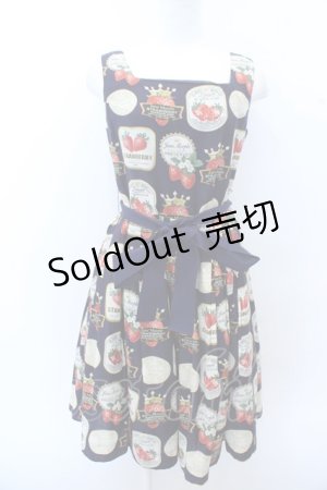 画像: 【SALE】Jane Marple / ストロベリークラウンスクエアドレス O-23-03-18-014-1-OP-JM-L-IG-ZT194