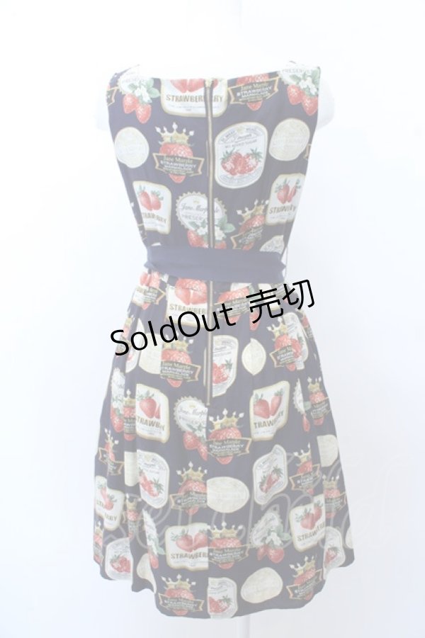 画像4: 【SALE】Jane Marple / ストロベリークラウンスクエアドレス O-23-03-18-014-1-OP-JM-L-IG-ZT194 (4)