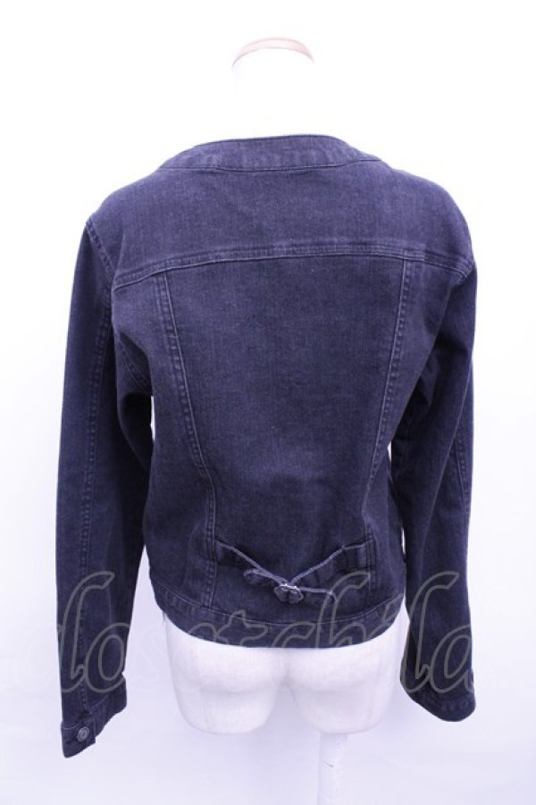 画像2: axes femme  / ブレードノーカラーデニムジャケット Y-23-03-24-121-1-JA-AX-L-SZ-ZT200 (2)
