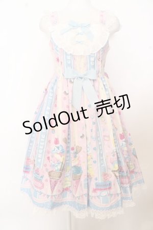 画像: Angelic Pretty / Ice Cream Parlorジャンパースカート O-23-04-01-002o-1-OP-AP-L-OW-OS