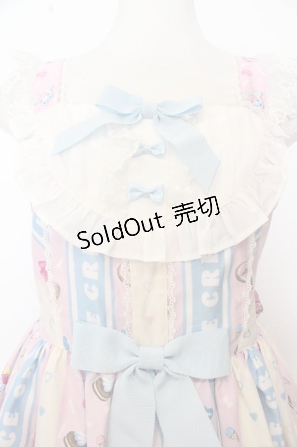 Angelic Pretty / Lyrical Bunny Parlorジャンパースカート ピンク  S-23-11-25-077-AP-OP-AS-ZS - closet child オンラインショップ