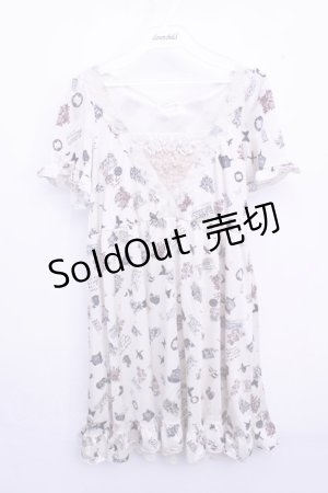 画像: axes femme  / 蝶柄ワンピース Y-23-04-02-074-1-OP-AX-L-SZ-ZT125