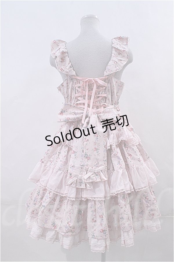 画像2: Angelic Pretty  / Petit Bouquetジャンパースカート I-23-04-13-016i-1-OP-AP-L-HD-ZI-R (2)