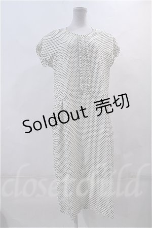 画像: INGEBORG  / ドット半袖ワンピース I-24-03-18-030-1-OP-LO-L-HD-ZT060