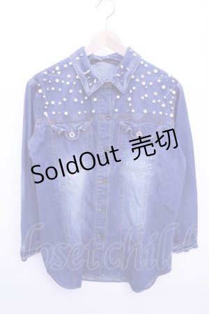 画像: GLAD NEWS  / スタッズデニムシャツ Y-23-04-13-006-1-BL-GL-P-AS-ZT047