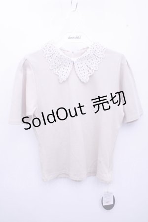 画像: 【SALE】an another angelus  / レース衿カットトップス Y-23-04-21-068-1-TO-CA-L-SZ-ZT281