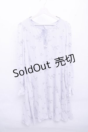 画像: axes femme  / 総刺繍シフォンワンピース Y-23-04-21-100-1-OP-AX-L-SZ-ZT127