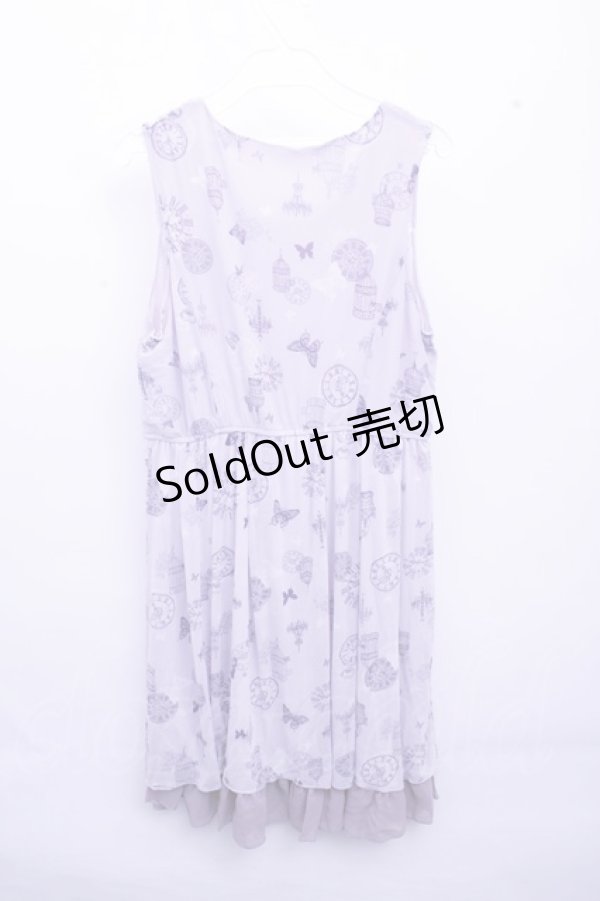 画像2: axes femme  / 蝶柄ワンピース Y-23-04-21-102-1-OP-AX-L-SZ-ZT174 (2)