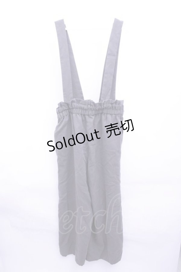 画像2: 【SALE】axes femme  / サス付フリルウエストパンツ Y-23-04-21-106-1-PA-AX-L-SZ-ZT105 (2)