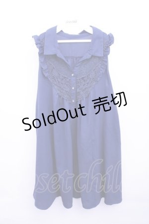 画像: 【SALE】axes femme  / サイド編み上げノースリーブワンピース Y-23-04-30-063-1-OP-AX-L-SZ-ZT184