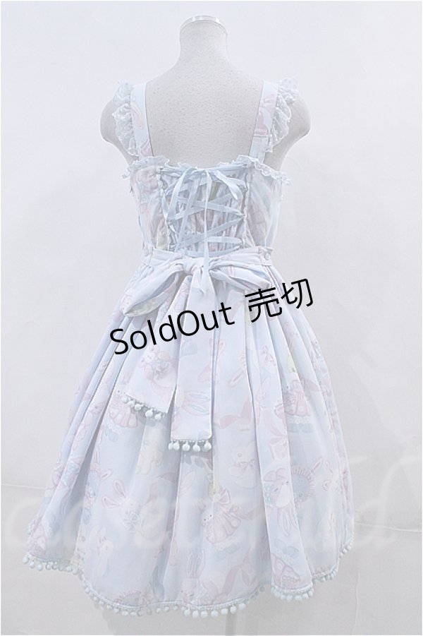 画像2: Angelic Pretty  / Moco moco Bunnysジャンパースカート I-23-05-05-019i-1-OP-AP-L-HD-ZI-R (2)