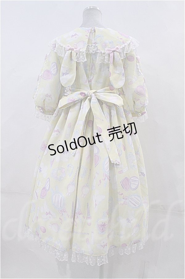 画像2: Angelic Pretty  / Fluffy Puff Bunnyワンピース I-23-05-05-020i-1-OP-AP-L-HD-ZI-R (2)