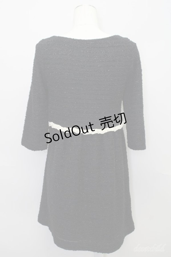 画像2: 【SALE】LOLITAその他(お買取対象外)  / ラメボーダーフリルワンピース I-23-05-12-4019-1-OP-LO-L-HD-ZT260 (2)