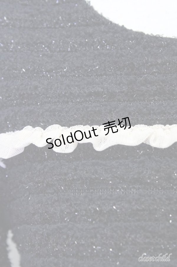 画像4: 【SALE】LOLITAその他(お買取対象外)  / ラメボーダーフリルワンピース I-23-05-12-4019-1-OP-LO-L-HD-ZT260 (4)