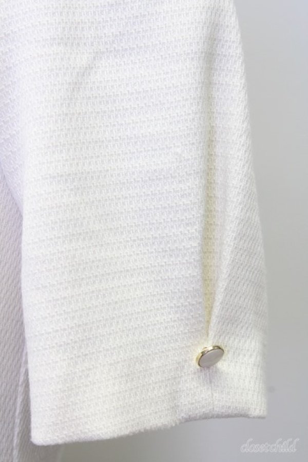 画像6: LOLITAその他(お買取対象外)  / 袖先ボタン&チュールボーダー切り替えワンピース I-23-05-12-4041-1-OP-LO-L-HD-ZT251 (6)