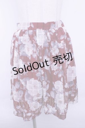 画像: 【SALE】LODISPOTTO  / 花?チェックスカート Y-23-5-22-103-LO-SK-AS-ZT283