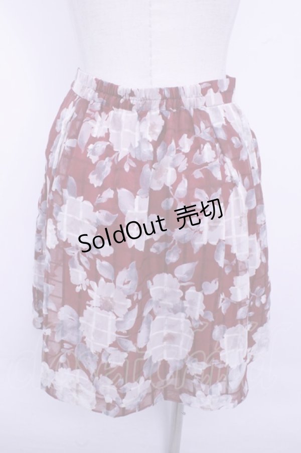 画像2: 【SALE】LODISPOTTO  / 花?チェックスカート Y-23-5-22-103-LO-SK-AS-ZT283 (2)