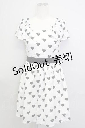 画像: 【SALE】Honey Bunch  / ハートシフォンワンピース I-23-05-27-4006-1-OP-LO-L-HD-ZT114