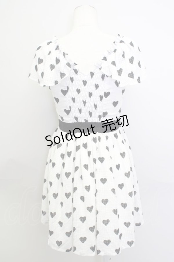 画像2: 【SALE】Honey Bunch  / ハートシフォンワンピース I-23-05-27-4006-1-OP-LO-L-HD-ZT114 (2)