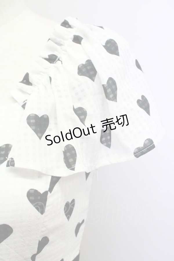 画像4: 【SALE】Honey Bunch  / ハートシフォンワンピース I-23-05-27-4006-1-OP-LO-L-HD-ZT114 (4)