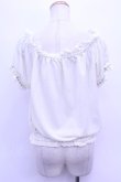 画像2: Maison de FLEUR Petite Robe canone  / コットンレースリボンブラウス Y-23-06-07-085-1-BL-LO-L-SZ-ZT269 (2)