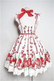 画像2: Angelic Pretty  / 摘みたていちごシャーリングジャンパースカート I-23-06-09-017i-1-OP-AP-L-HD-ZI-R (2)