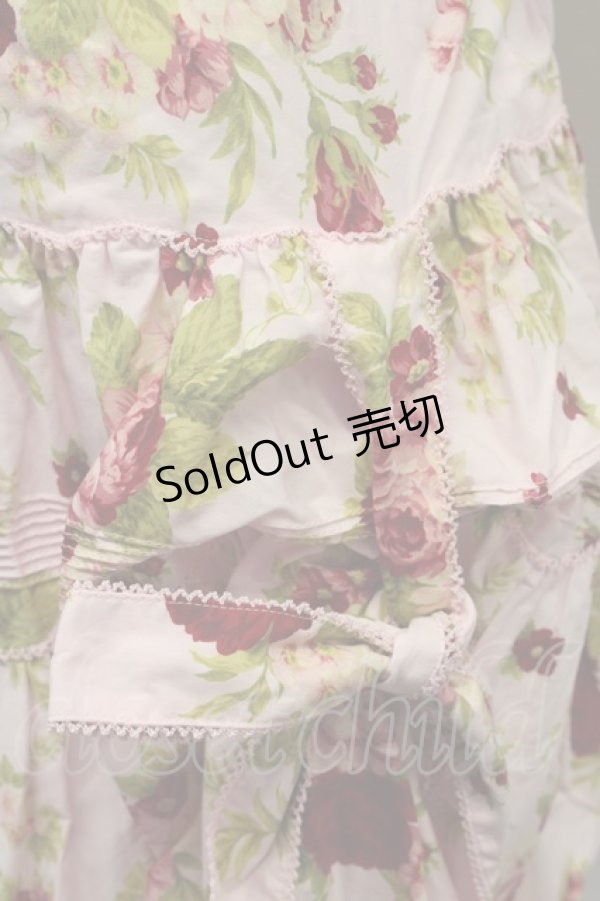 画像10: WONDERFUL WORLD  / ローズブーケティアードワンピース S-23-06-10-4025s-1-OP-LO-L-AS-ZS (10)