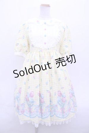 画像: Angelic Pretty  / Tulip Bouquetワンピース Y-23-06-14-065y-1-OP-AP-L-SZ-ZY-R