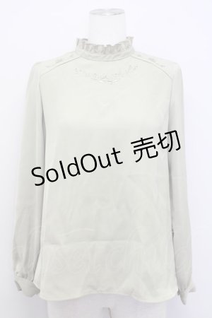 画像: an another angelus  / ヨーク刺繍スタンドカラーブラウス S-23-06-17-4005-1-BL-LO-L-SZ-ZT093