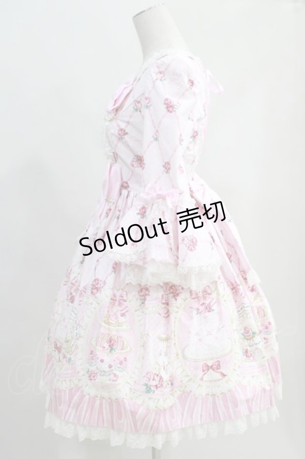 画像2: Angelic Pretty  / Salon de the' Roseワンピース H-23-06-22-1024h-1-OP-AP-L-NS-ZH-R (2)