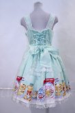 画像2: Angelic Pretty  / Honey Cake切替ジャンパースカート I-23-06-25-024i-1-OP-AP-L-HD-ZI-R (2)