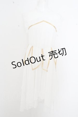 画像: favorite / オープニングのビジュー輝くふわふわレイヤードフィッシュテールドレス O-23-06-29-034-1-OP-LO-L-IG-ZT152
