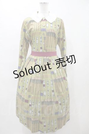 画像: Jane Marple  / Painting kitのbutton collar dress H-23-06-30-2016h-1-OP-JM-L-NS-OS-R