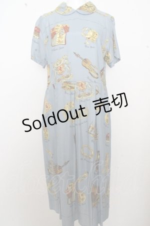 画像: Jane Marple Dans  Le Salon / scottish scarf　ガーデンドレス O-23-06-30-019-1-OP-JM-L-YM-ZT105