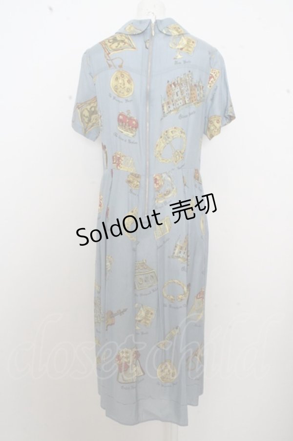 画像2: Jane Marple Dans  Le Salon / scottish scarf　ガーデンドレス O-23-06-30-019-1-OP-JM-L-YM-ZT105 (2)