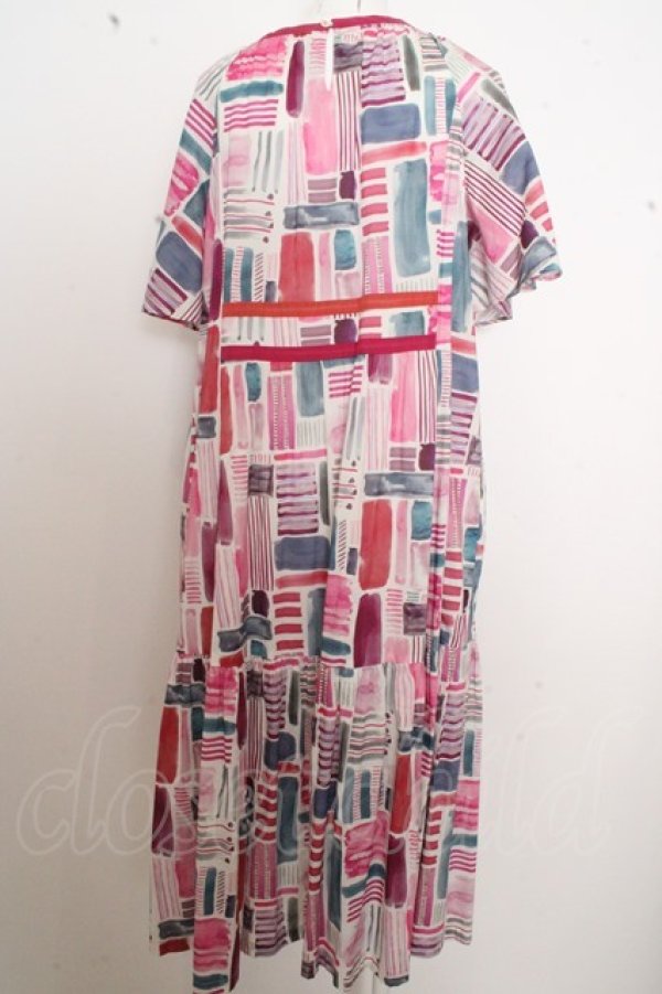 画像2: Jane Marple / Constructed Stripes surf dress O-23-06-30-032-1-OP-JM-L-OW-ZT116 (2)