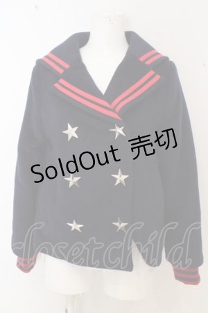 画像: Candy Stripper / セーラーカラーショートコート O-23-06-30-332-1-CO-PU-P-IG-ZT-C024