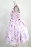 画像2: Angelic Pretty  / Happy Garlandジャンパースカート H-23-07-02-020h-1-OP-AP-L-NS-ZH-R (2)