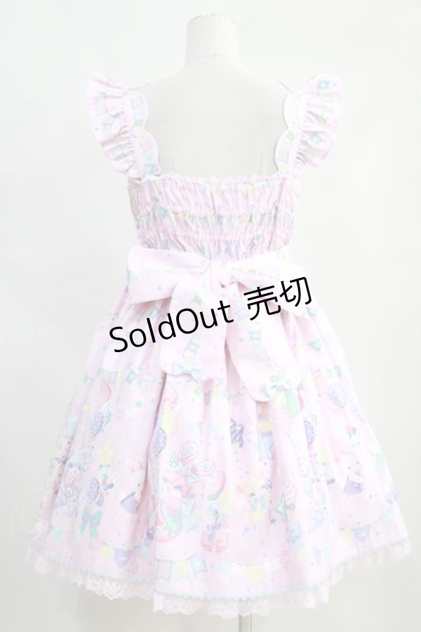 画像3: Angelic Pretty  / Happy Garlandジャンパースカート H-23-07-02-020h-1-OP-AP-L-NS-ZH-R (3)