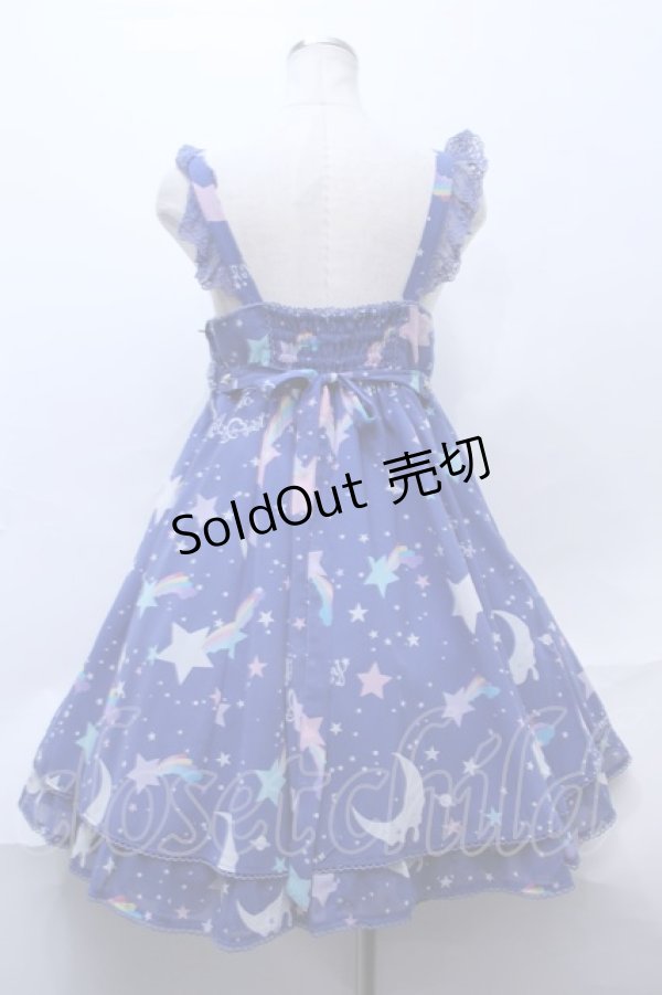 画像2: Angelic Pretty  / Dream Skyジャンパースカート S-23-07-06-022s-1-OP-AP-L-AS-ZS-R (2)