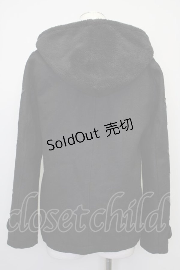 画像2: WORLD WIDE LOVE！(Rydia)  / フーテッドライナー付きメルトンショートコート (2)