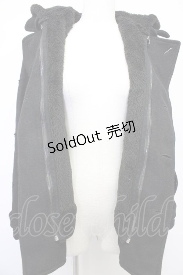 画像5: WORLD WIDE LOVE！(Rydia)  / フーテッドライナー付きメルトンショートコート (5)