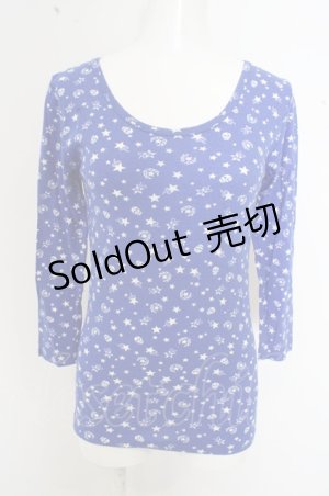 画像: RNA / スタースカルストレッチカットソー O-23-07-11-053-1-TO-PU-P-YM-ZT192