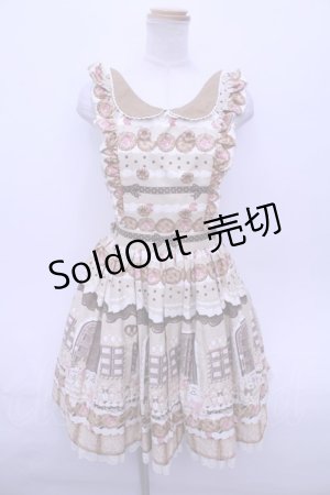 画像: Angelic Pretty  / Sweet Cream Houseエプロン風スカート Y-23-07-12-043y-1-OP-AP-L-AS-ZY